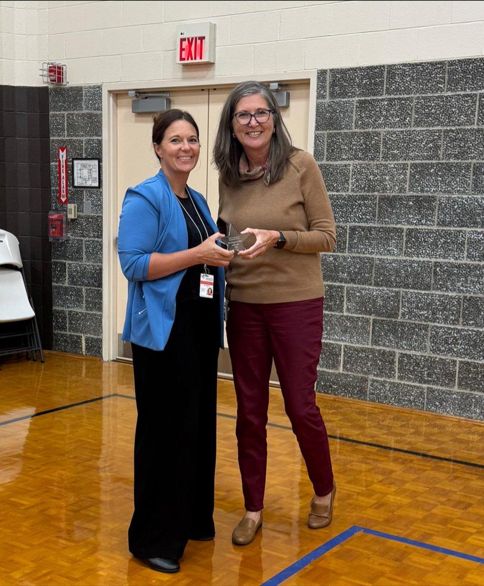 Our district was honored with the Golden Bell Award by the Guernsey County Board of Developmental Disabilities! This recognition celebrates our district’s commitment to inclusive education &amp; outstanding support we provide to students with developmental disabilities.