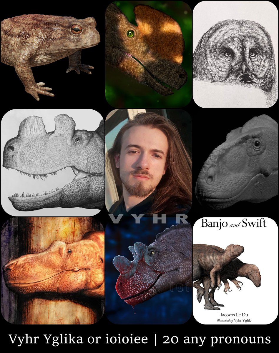 I am Vyhr / ioioiee- 2D &amp; 3D artist! After 3 years of hiatus I am back in the paleo community! Excited to create with brand new eyes!
Please share this around and introduce yourselves in comments! I want to meet new people!
Planning a trip to #SVP2025 and I want new buddies!
1/2