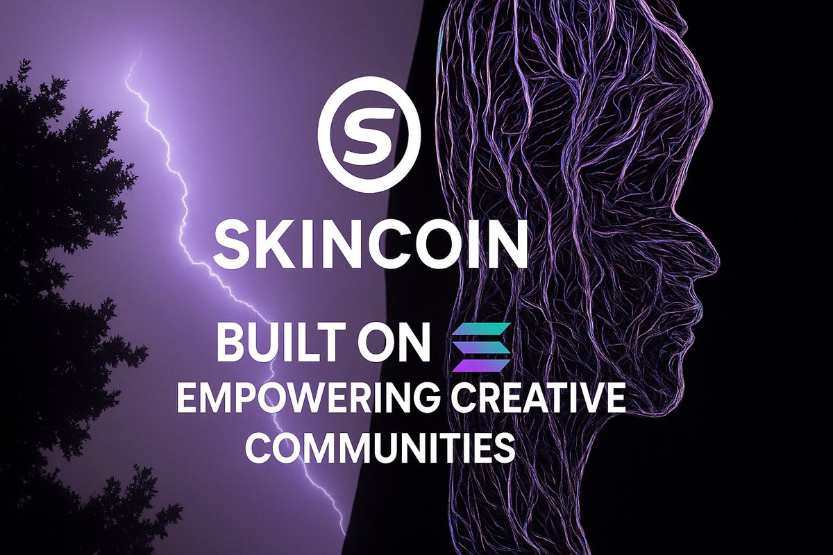 skincoinmusic's tweet photo. We’re cleansing the blockchain.
SKINCOIN empowers the underground music scene and its subcultures while giving the internet the well-needed skincare it deserves (as a joke, of course).
. Why SKINCOIN?
•Fresh Narrative → Not just another dog. We’re skin deep. #skincoin on #Sol https://t.co/JraGqbUvoy