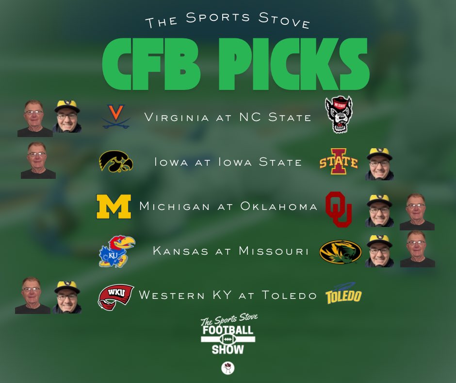 The Sports Stove Podcast (@sportsstove) on Twitter photo #cfbpicks for this week #cfbpicks for this week