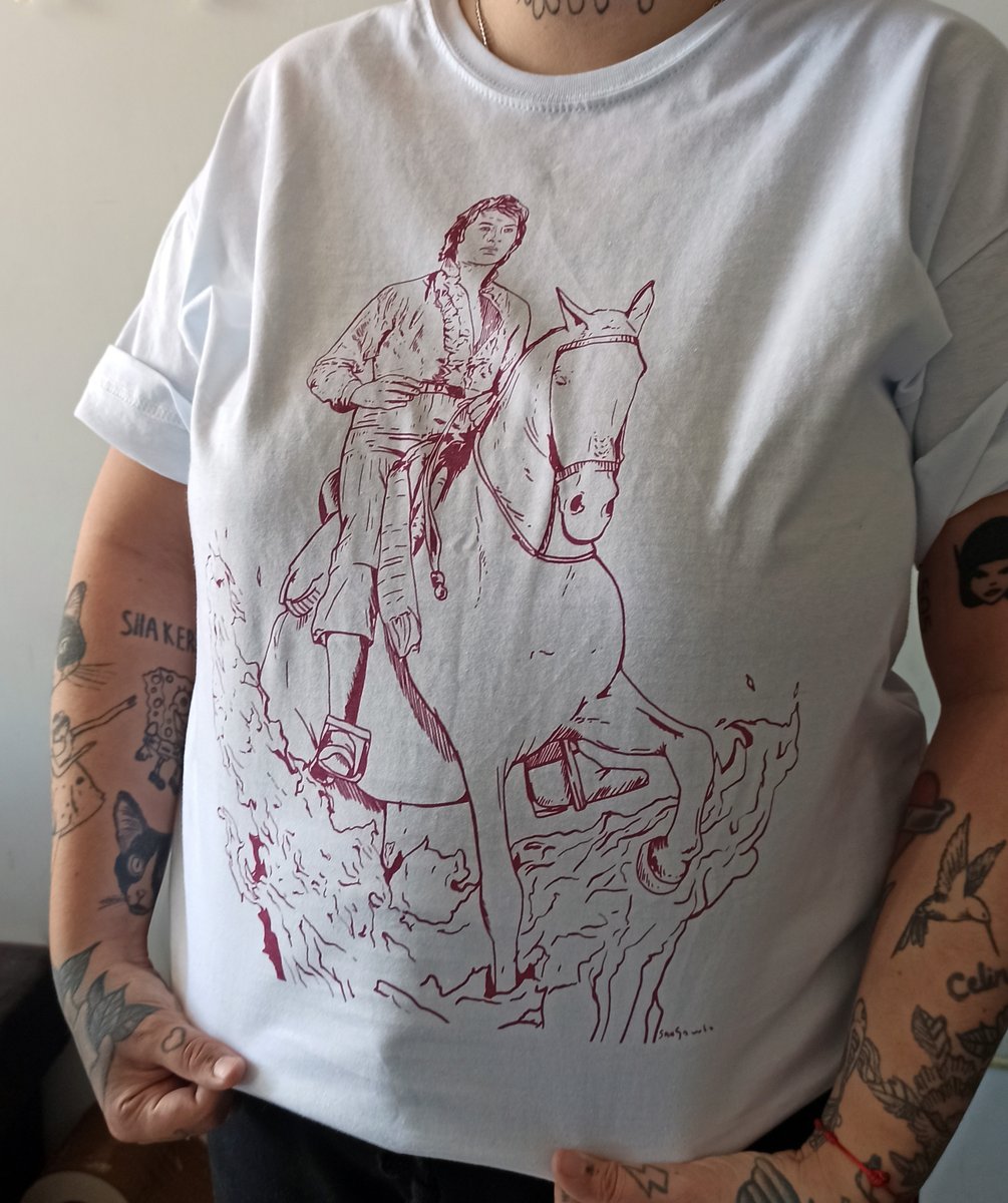 Hoy hice remeras de Sandro 🌹