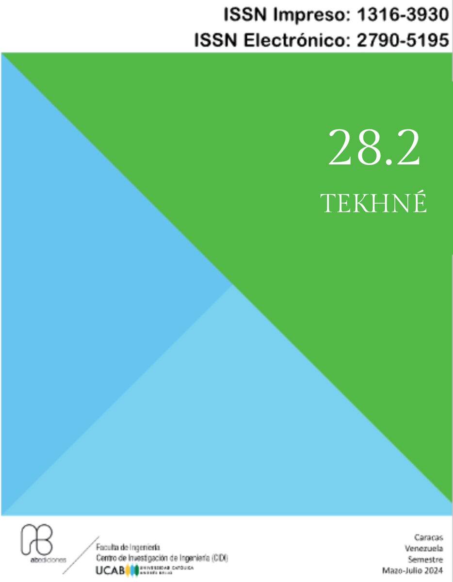 📢 La revista Tekhné, publicación científica de <a href="/IngenieriaUCAB_/">Ingeniería UCAB</a>, anuncia el plazo de recepción de los trabajos de investigación –hasta el 31 de septiembre– que aspiren a ser publicados en el número 29.1, en enero de 2026. Consulta las normas para autores: goo.su/Q4aLf