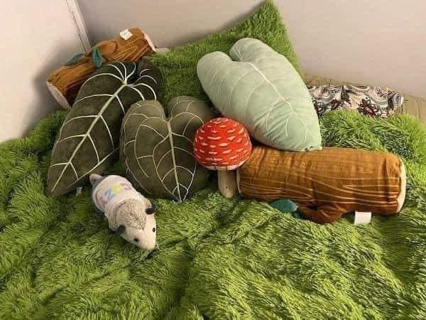 lavieestbelIe's tweet image. This moss bed looks so comfy