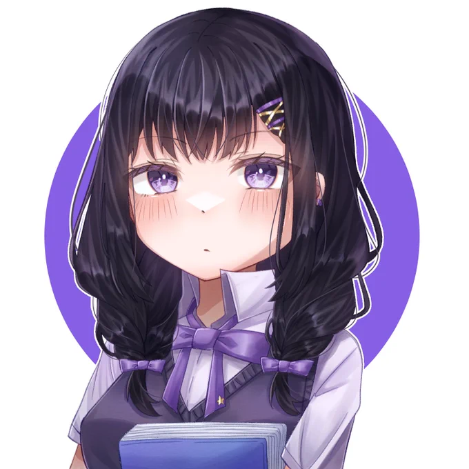 新しいアイコンできました! ちょっぴりツンとした図書委員女子です 9/8にこんな感じのアイコン無償企画をしようと思っているので、よければ参加よろしくお願いします ※この子をアイコンとして使用したい場合はDMかリプライで一言もらえると嬉しいです! #アイコン #オリジナル