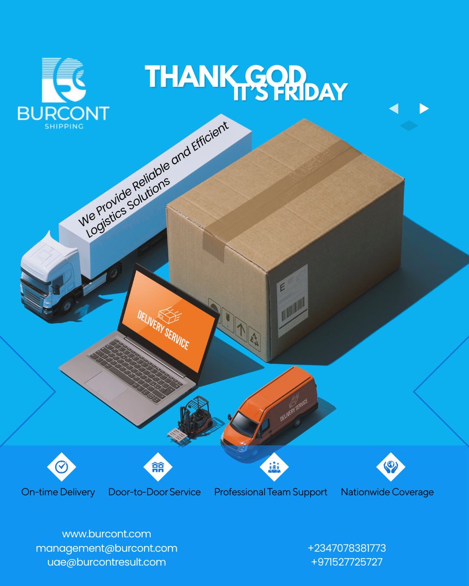 BurcontL's tweet photo. THANK GOD ITS FRIDAY📦🚚✈️✅ https://t.co/IJCfAdXS9D