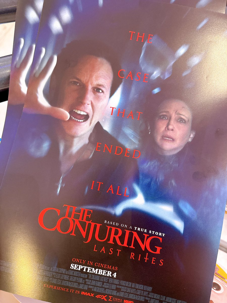 #TheConjuring #TheConjuringLastRites รักไอเดียเจมส์ วานที่หยิบเอาเรื่องจริงของสองสามีภรรยานักปราบผีมานำเสนอได้อย่างบันเทิงถึงใจคอหนังสยองขวัญ จนเราผูกพันไปกับตัวละครหลัก ยิ่งภาคปิดจบพาเรากลับไปสัมผัสกลิ่นอายหลอนระทึกได้เทียบเท่าสองภาคแรก โดยรวมภาคนี้จึงปิดจบได้ประทับใจ #MovieTwit