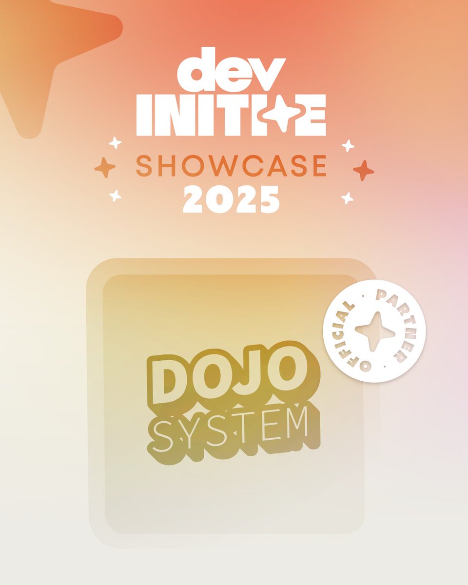 devinitiveshow's tweet image. 🚀 ¡Dojo System estará presente en el DevInitive Showcase 2025! ✨
@devinitiveshow

Estamos emocionados de anunciar a @DojoSystem como colaborador y nos anunciará cositas.......

🔗 Infórmate más en: dev-initive.com

#dojosystem #DevInitive25