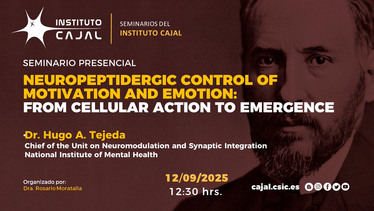 Centro de Neurociencias Cajal - CSIC tweet media