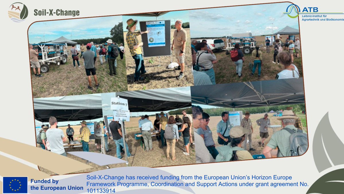 soilxchange's tweet image. 🧑‍🌾 Soil-X-Change joined the ZALF Field Day “Soil.Knowledge.Action” on 4 Sept in Lietzen 🇩🇪, showcasing sensor-based soil mapping for precision liming.
Great discussions with 60+ experts in agriculture &amp;amp; industry! 🌱🛰️
#SoilKnowledgeAction #ZALF2025 #SoilMapping  #soilxchange
