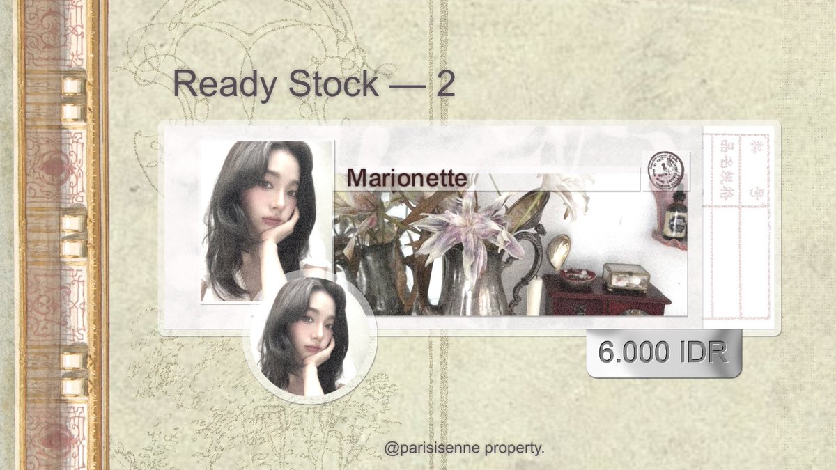 parisisenne's tweet photo. Repost would be very appreciated 🤍

﹙🦢 ࣪ ⊹ ֶָ Ready Stock﹚hii aku ada dua layout karina terbaru! price tertera di pict yaa, free re-text! hit me up if you're interested ♡ 

#zonauang https://t.co/ozKkjCKtHE