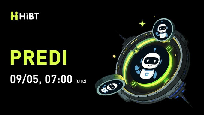 HiBTVietNam's tweet photo. 🚀 $PREDI (Predi by Virtuals) sẽ sớm được niêm yết trên #Hibt @predibot_
🔥Cặp: PREDI/USDT
💼Mạng: BASE
⏰Giao dịch: https://t.co/iwl9cvQxIP
✍️Chi tiết: https://t.co/I3ZHWx8kTY
#PREDI #Crypto #Web3 #CryptoListing https://t.co/EmTMIRVgMH