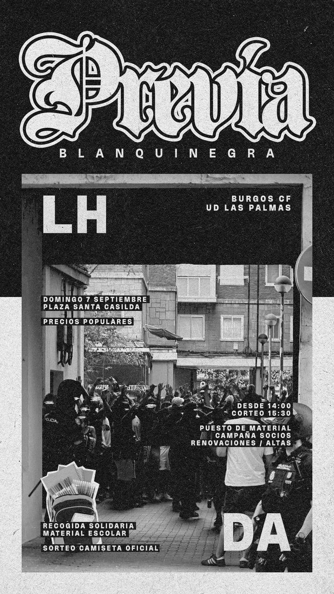 LHDABURGOS's tweet photo. Este finde jugamos en casa.
Que no se escape un punto del municipal.
Vamos todos con todo.
LHDA https://t.co/IEHKST1RF5