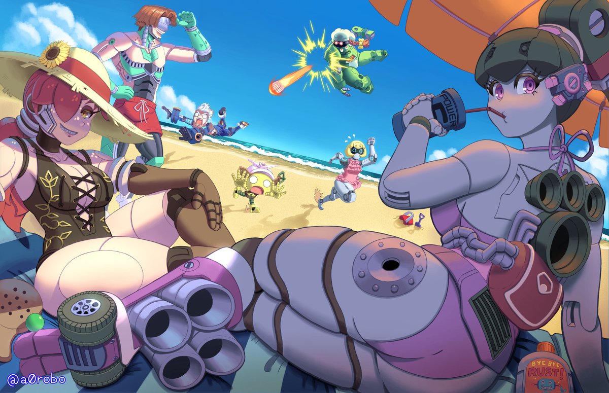 機械の夏 // Machines' Summer 

Summer is almost over! Did you make sure to take a break? Even if it's a small one, make sure to pause and just enjoy life for a little bit. #robot #robotgirl #ロボ娘