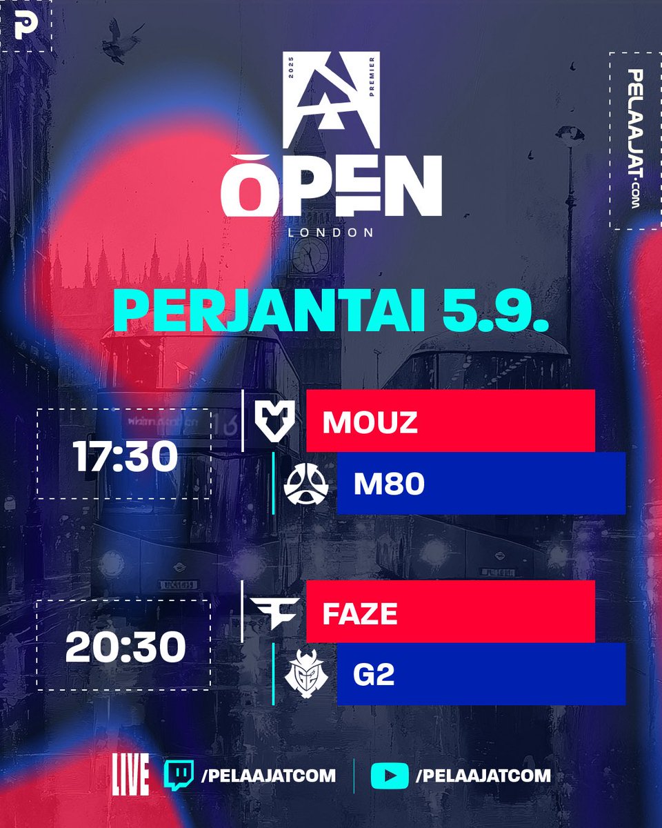 🤩Tänään BLAST-puolivälierät — Jimpphat vastaan yllättäjä

⏰17:30
📺twitch.tv/pelaajatcom &amp; Pelcom-tube
🎤 <a href="/Oonraimo/">Aleksi Takkinen</a> &amp; <a href="/SamppaCS2/">Samu Kylmälä</a> 

👉Lue ennakko: pelaajat.com/uutiset/ennakk…

#esportsfi #counterstrike #BLASTPremier