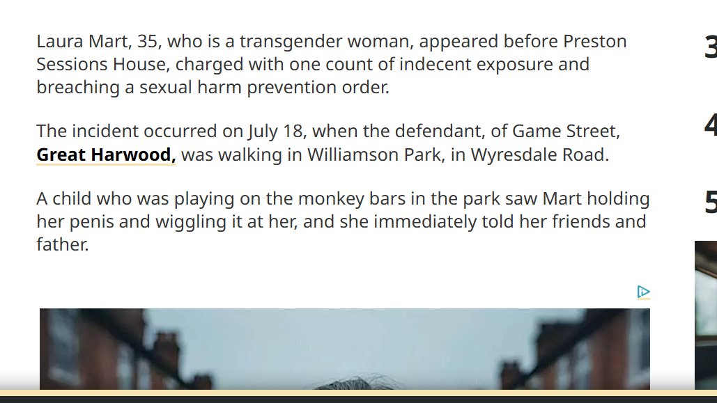 Shameful reporting, particularly when young children are the victims. 
It's from today's Lancs Telegraph and a young male reporter who will remain nameless because he may well be under instruction from editors David Jagger and Melanie Disley.