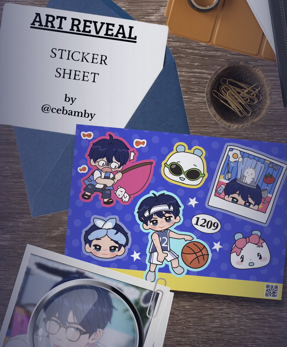 PLLISMG's tweet photo. 🌠

Sticker sheet &amp; Pin button by @cebamby

RSVP still open ~7 sept 2025!
🔗 https://t.co/CCB6Zah6p6

#YEJUNIVERSE #PLLISMG https://t.co/YSaSviiApP