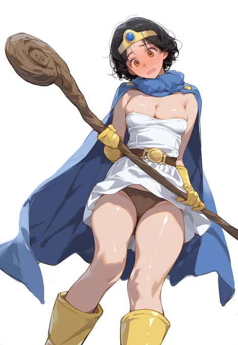魔法使いから賢者に転職したら布地が少なすぎた裕子さん