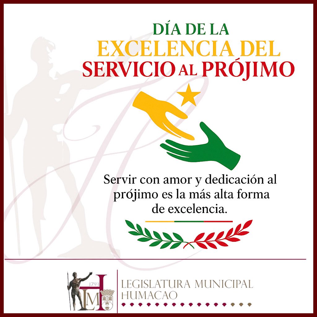 En la Legislatura Municipal de Humacao celebramos y reconocemos la grandeza de quienes, con amor y compromiso, hacen del servicio a los demás su mayor vocación. La excelencia está en dar lo mejor de nosotros para transformar vidas y construir comunidad.
#ExcelenciaEnElServicio