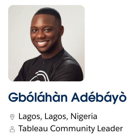 Lagos Tableau User Group tweet media