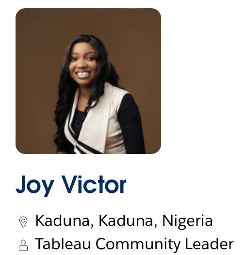 Lagos Tableau User Group tweet media