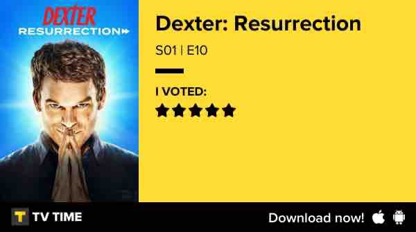 نهاية عظيمة تليق بالموسم الرهيب والممتع 
#DexterResurrection