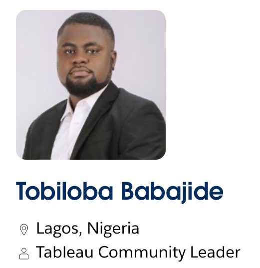 Lagos Tableau User Group tweet media