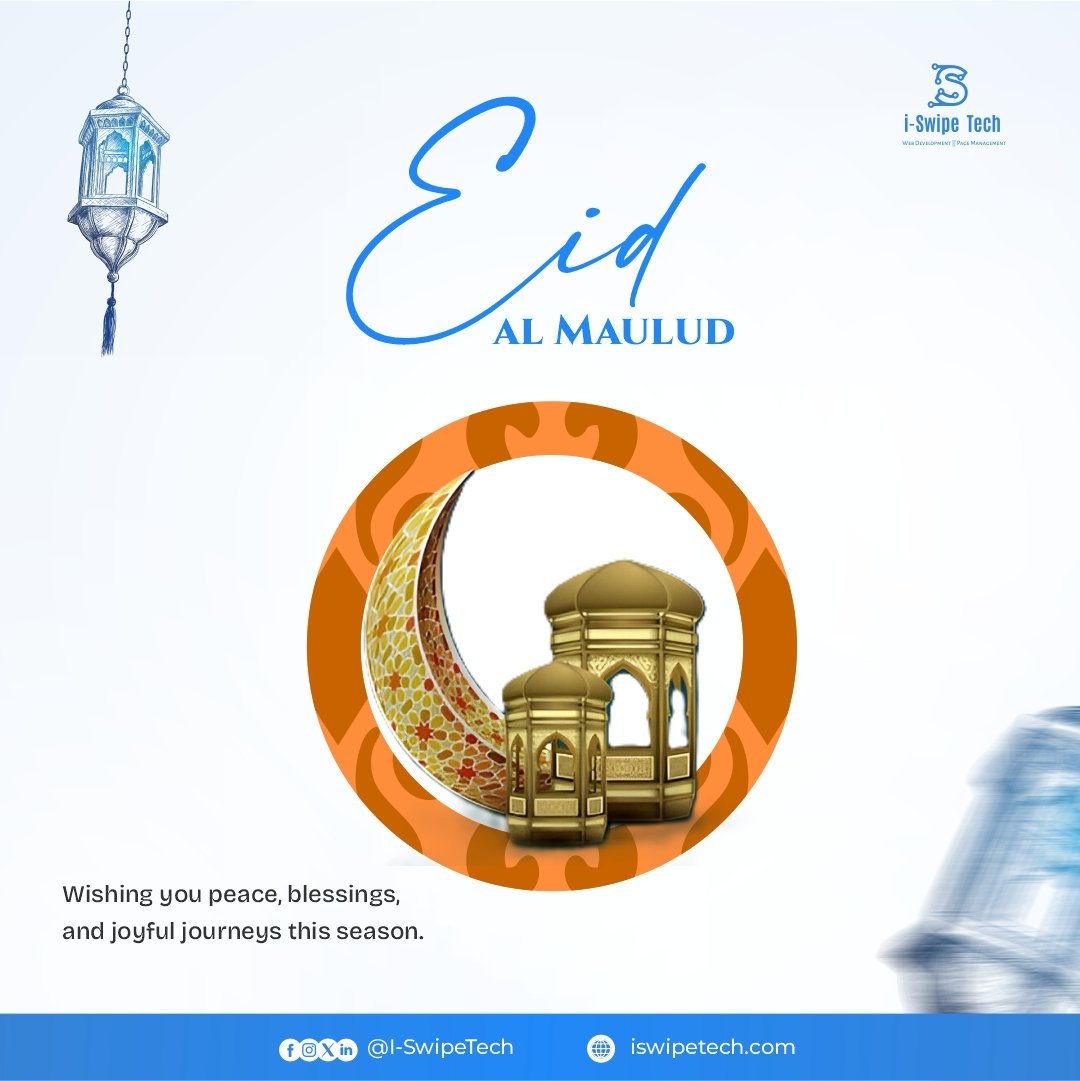 ISwipeTech's tweet image. Happy Eid El Maulud!
Wishing peace, joy &amp;amp; blessings to our Muslim community. 

 Registration for our tech courses ends TODAY, your chance to start a digital journey.
 Apply now: iswipetech.com/cohort2C

#ISwipeTech #DigitalSkills #EidElMaulud