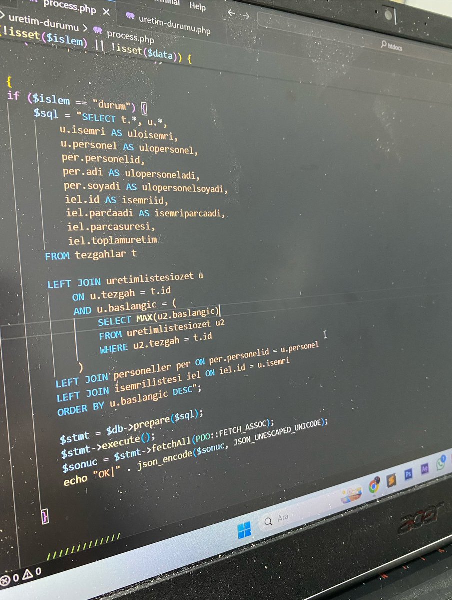akdogan064's tweet photo. Production status ✅
I ❤️ PHP https://t.co/bvXFum8qI5