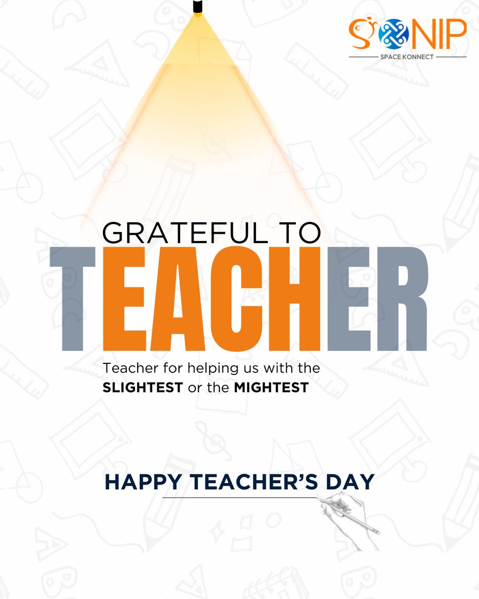sonipspace's tweet image. Teachers inspire ideas, we create spaces where they grow. 🌱
#TeachersDay #SonipSpaceKonnect #WorkspacesWithPurpose #ShapingTomorrow