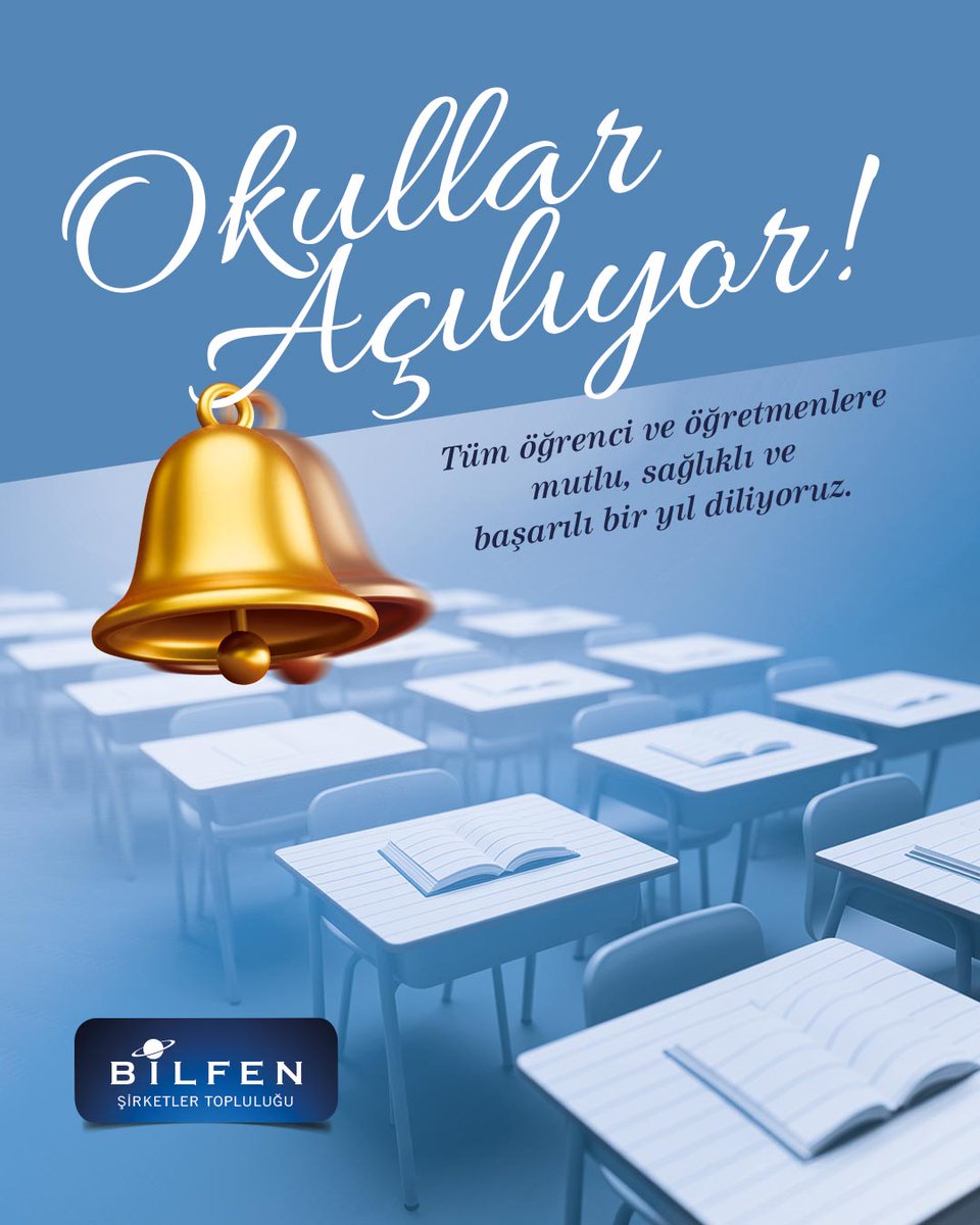 Tüm öğrenci ve öğretmenlere mutlu, sağlıklı ve başarılı bir yıl diliyoruz.

#BilfenŞirketlerTopluluğu #OkullarAçılıyor