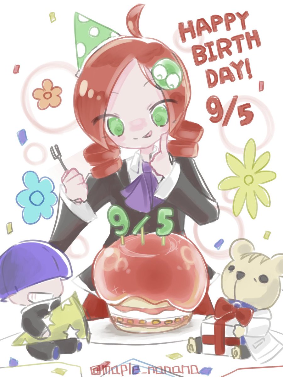 maple_nanana's tweet photo. HappyBitrhday！
#あんどうりんご誕生祭2025 
#あんどうりんご生誕祭2025 https://t.co/ELZDPat5t7