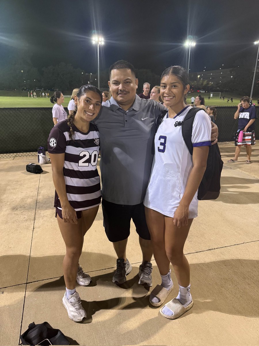 Last night! I got to see both of my Goddaughters!!! Proud moment for me. So happy and excited for both <a href="/leahdiaz_d/">leah diaz</a> <a href="/lopez_laela/">Laela Lopez</a> !!! Keep working hard and keep making us all proud! <a href="/AggieSoccer/">Texas A&M Soccer</a> <a href="/SFA_Soccer/">SFA Soccer</a>