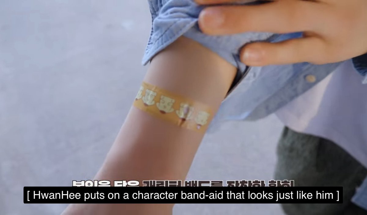 A CHARACTER BANDAID THAT LOOKS JUST LIKE HIM 😭😭😭