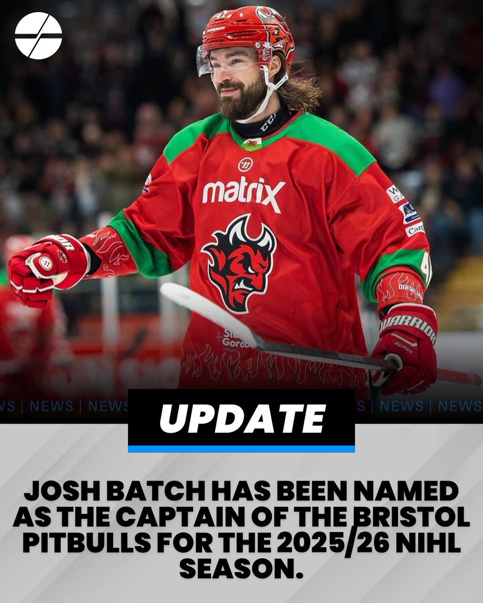 The Bristol Pitbulls 🏴󠁧󠁢󠁥󠁮󠁧󠁿 have named Josh Batch 🏴󠁧󠁢󠁥󠁮󠁧󠁿 as the 6th captain in the clubs 16 year history.

Jay King 🏴󠁧󠁢󠁳󠁣󠁴󠁿, Tanner Butler 🇨🇦 and Sean Morris 🏴󠁧󠁢󠁥󠁮󠁧󠁿 have been named as the alternates for the 2025/26 season.