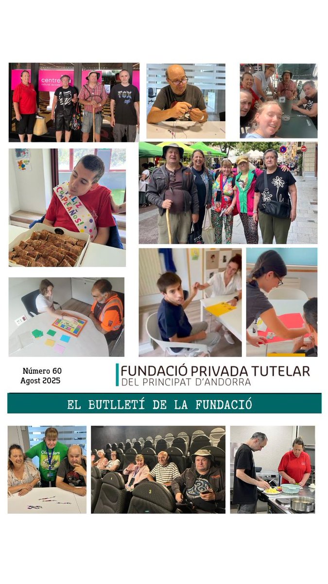 📰Us deixem el Butlletí de la Fundació amb les notícies més rellevants de l'entitat del mes d'agost!
👍Esperem que sigui del vostre interès.
🗞També el podeu veure i descarregar a través del següent link:
fundacioprivadatutelar.org/wp-content/upl…
#ElButlletidelaFundacio #FundacioPrivadaTutelar