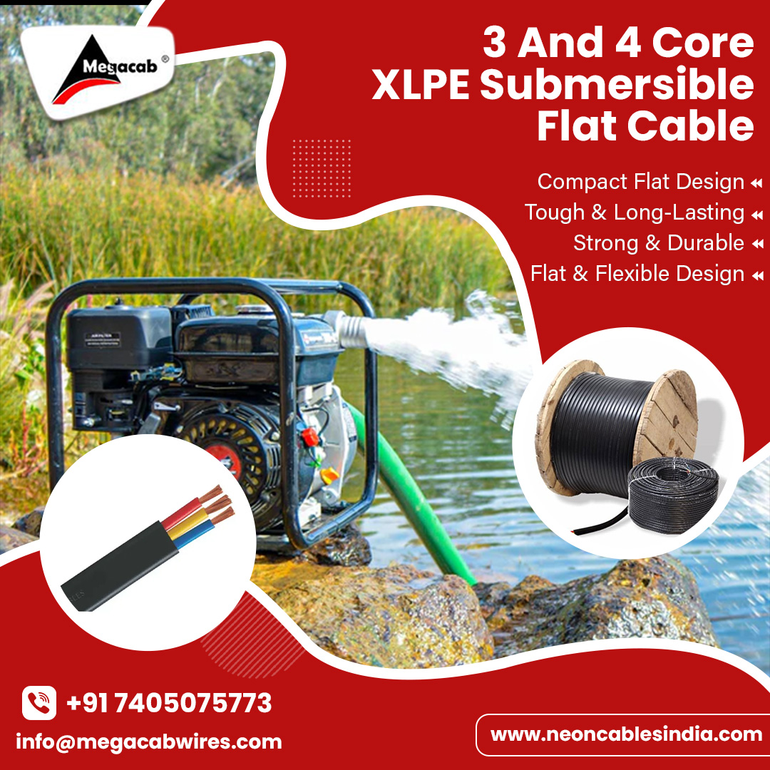 neoncables's tweet image. ⚡🔌 Reliable Power for Submersible Applications! 💧🔧
📞 Contact Us: +91 7405075773
📧 Email: info@megacabwires.com
🌐 Visit: neoncablesindia.com
#SubmersibleCable #FlatCable #XLPECable #DurableCables #Megacab #PowerSolutions #StrongAndReliable #WaterPumpCable