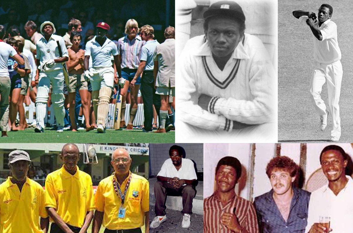 Richard Austin (5 Sep 1954 – 7 Feb 2015) #Jamaica and #WestIndies cricketer, born 71 years ago today in #Kingston. Also noted footballer, table tennis player. Tragic rise and fall; his life blighted by drugs, alcohol, homelessness. #Caribbean
theguardian.com/sport/2020/aug…