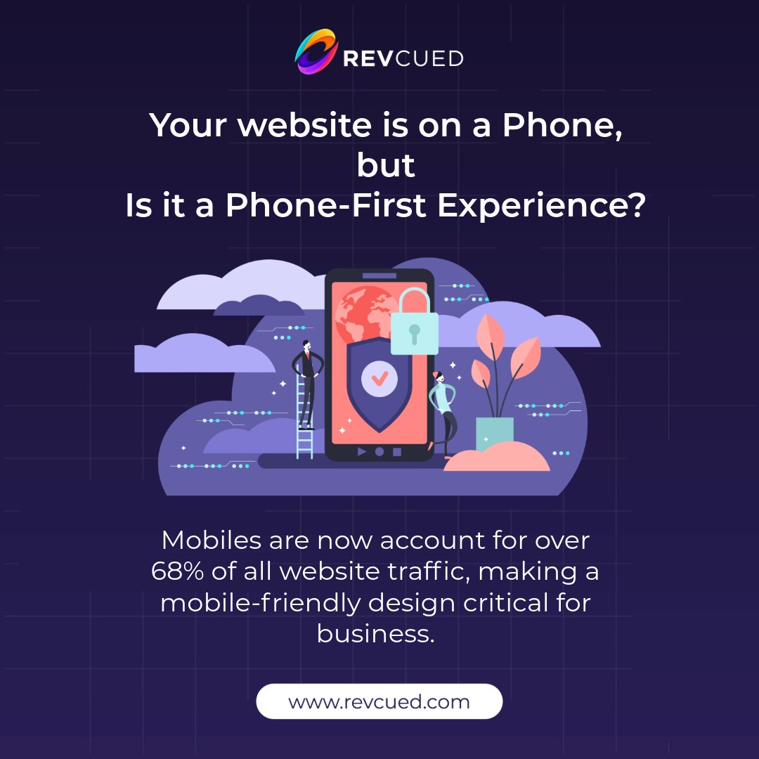 revcued's tweet photo. The majority of your website traffic is on mobile. Is your site driving them away?

A seamless mobile experience is key to boosting conversions.

Visit https://t.co/feimms1FpU

#MobileFirst #WebDesign #WebsiteTraffic #MobileUX #RevCued https://t.co/rovq8zGHzB
