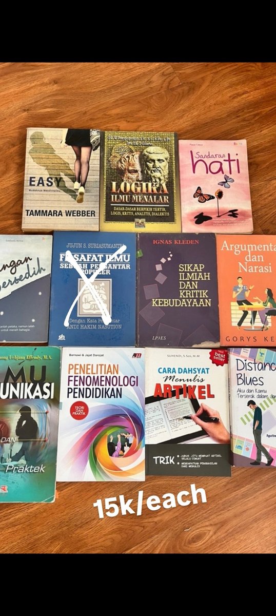 pad! aku mau jual semua ini, preloved semua.