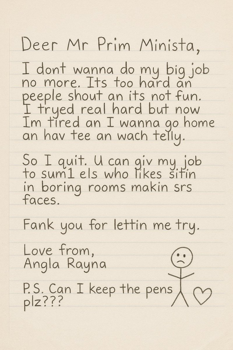Exclusive: 

Letter from Angela Rayner to the Prime Minister leaked -