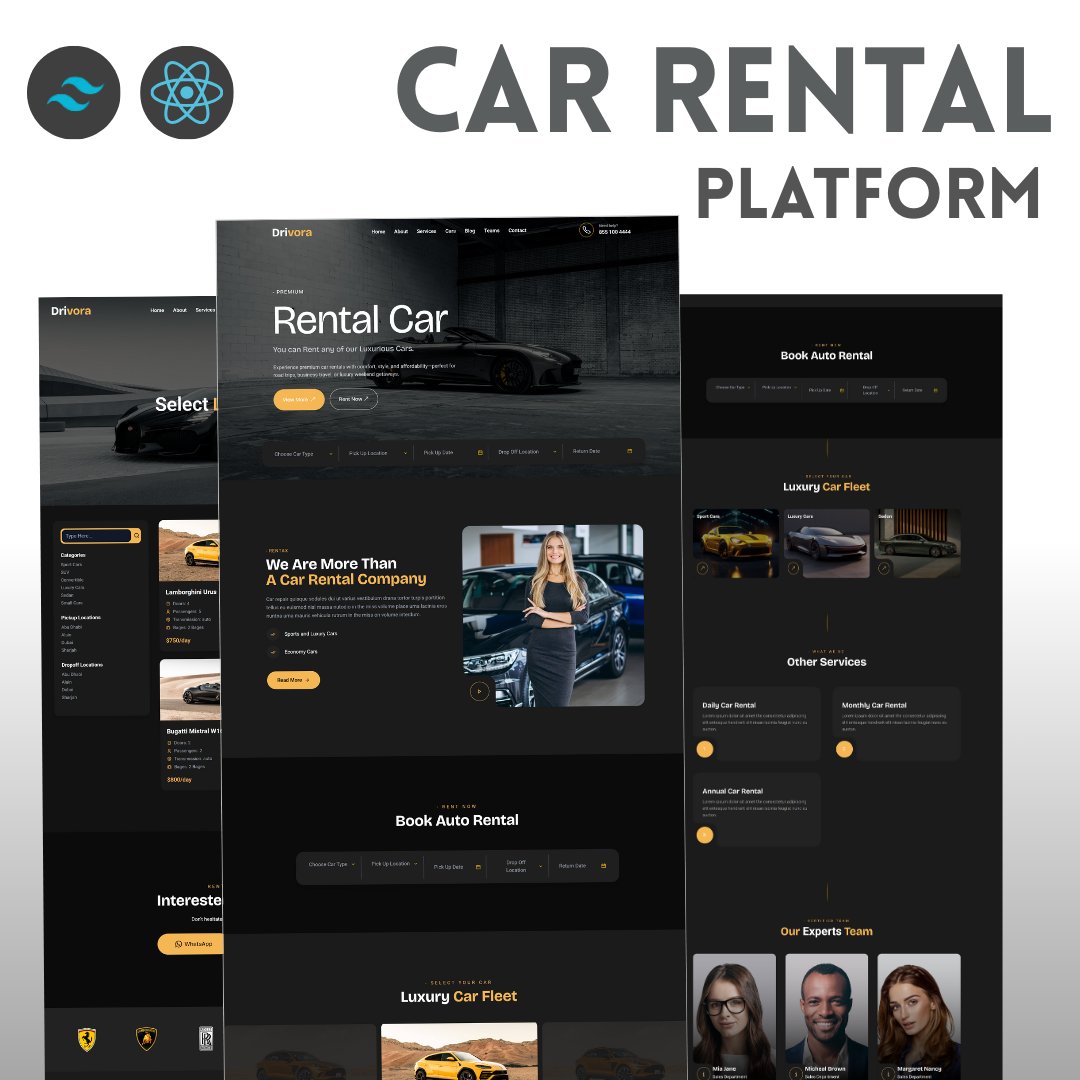 k2infocom's tweet image. React JS Car Rental Website Template (Tailwind CSS | Fully Responsive)
buymeacoffee.com/k2infocom/now-…
#ReactTemplate #TailwindCSS #CarRentalWebsite #FrontendTemplate #BuyMeACoffee #ReactJS #UIUXDesign #DeveloperTools #WebDevTemplate #ResponsiveDesign