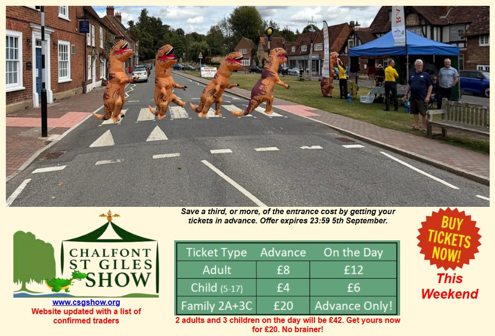 Are we all ready for the <a href="/CSGShow/">CSG Show 2019</a> tomorrow?

Today is the last day to get tickets at the advance price.