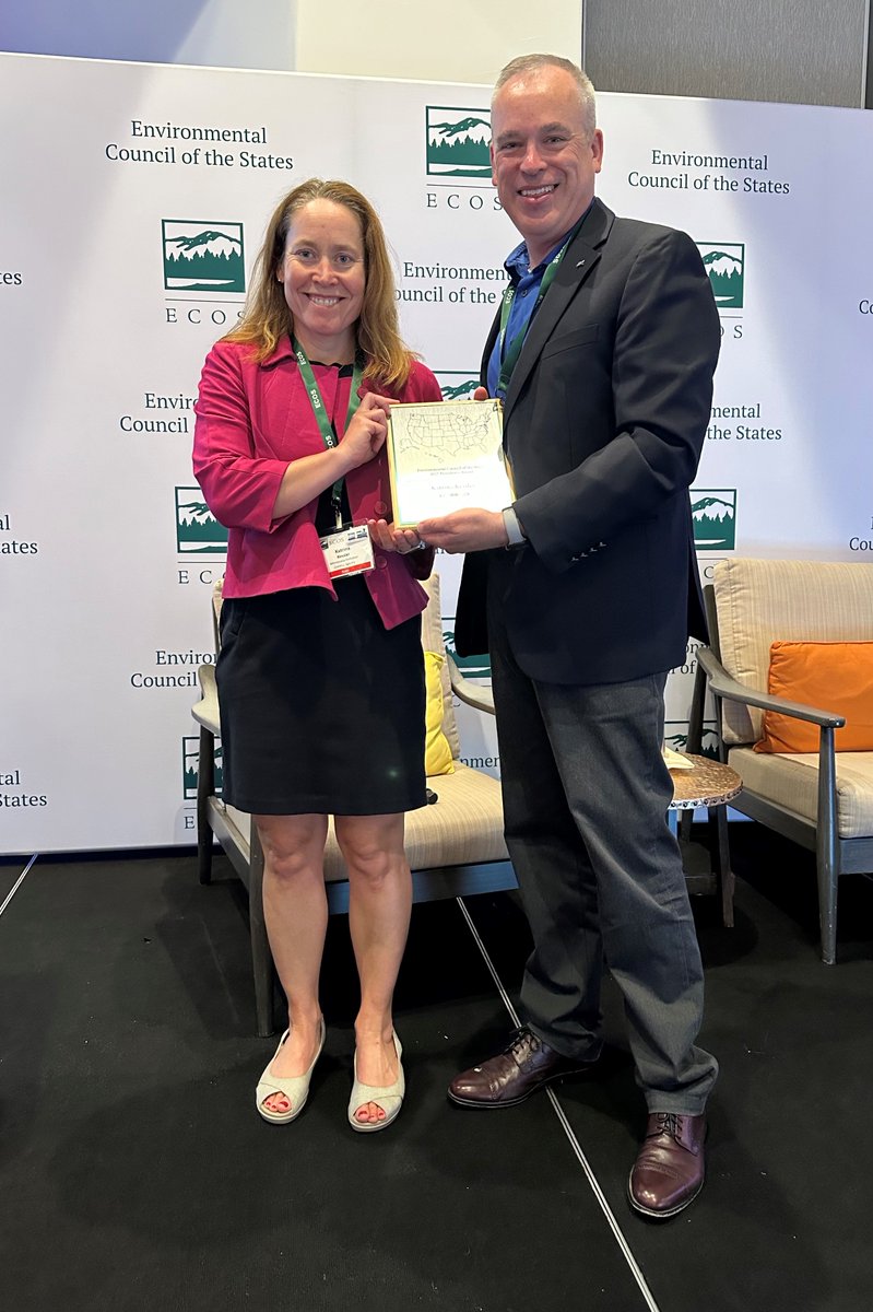 We’re excited to announce that MPCA Commissioner Katrina Kessler has been awarded the ECOS President’s Award! This award is given to members of <a href="/ECOStates/">ECOS</a> who have made significant contribution to important initiatives. Congratulations, Commissioner Kessler!