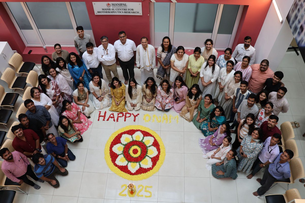 Manipal Centre for Biotherapeutics Research celebrated Onam 2025 with great enthusiasm, bringing together faculty, staff, and students in a vibrant display of tradition and cultural unity.
facebook.com/share/p/1652Cf…
#onam2025 #MCBR #CultureAndTradition #togetherness