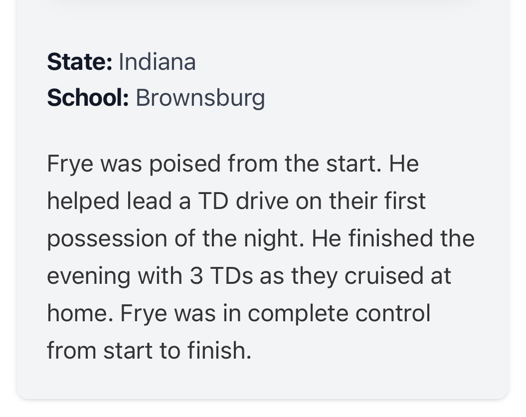 Oscar Frye (@oscarfrye18td) on Twitter photo Can’t wait to get to Athens this weekend for the sold-out Ohio-West Virginia game. Thanks to <a href="/LoganM_CFB/">Logan Meyer</a> for the invite! Also appreciate the recent write-up from <a href="/FFBallAllDay/">Sam Erman</a> & <a href="/PrepRedzoneIN/">Prep Redzone Indiana</a>.
<a href="/OUCats1/">OU-OH Yeah!</a> <a href="/OhioFBRecruit/">Ohio Football Recruiting</a> <a href="/BobcatAttack/">BobcatAttack.com</a> <a href="/IndianaPreps/">Indiana Preps</a> <a href="/Coach_McQuillan/">Jeff McQuillan</a> <a href="/xfactorQB/">Anthony Morelli: X-Factor QB Academy</a> Can’t wait to get to Athens this weekend for the sold-out Ohio-West Virginia game. Thanks to <a href="/LoganM_CFB/">Logan Meyer</a> for the invite! Also appreciate the recent write-up from <a href="/FFBallAllDay/">Sam Erman</a> & <a href="/PrepRedzoneIN/">Prep Redzone Indiana</a>.
<a href="/OUCats1/">OU-OH Yeah!</a> <a href="/OhioFBRecruit/">Ohio Football Recruiting</a> <a href="/BobcatAttack/">BobcatAttack.com</a> <a href="/IndianaPreps/">Indiana Preps</a> <a href="/Coach_McQuillan/">Jeff McQuillan</a> <a href="/xfactorQB/">Anthony Morelli: X-Factor QB Academy</a>