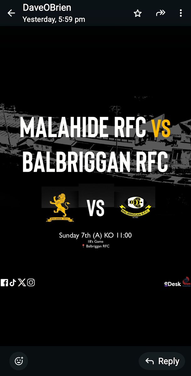 Malahide Rugby Club tweet media