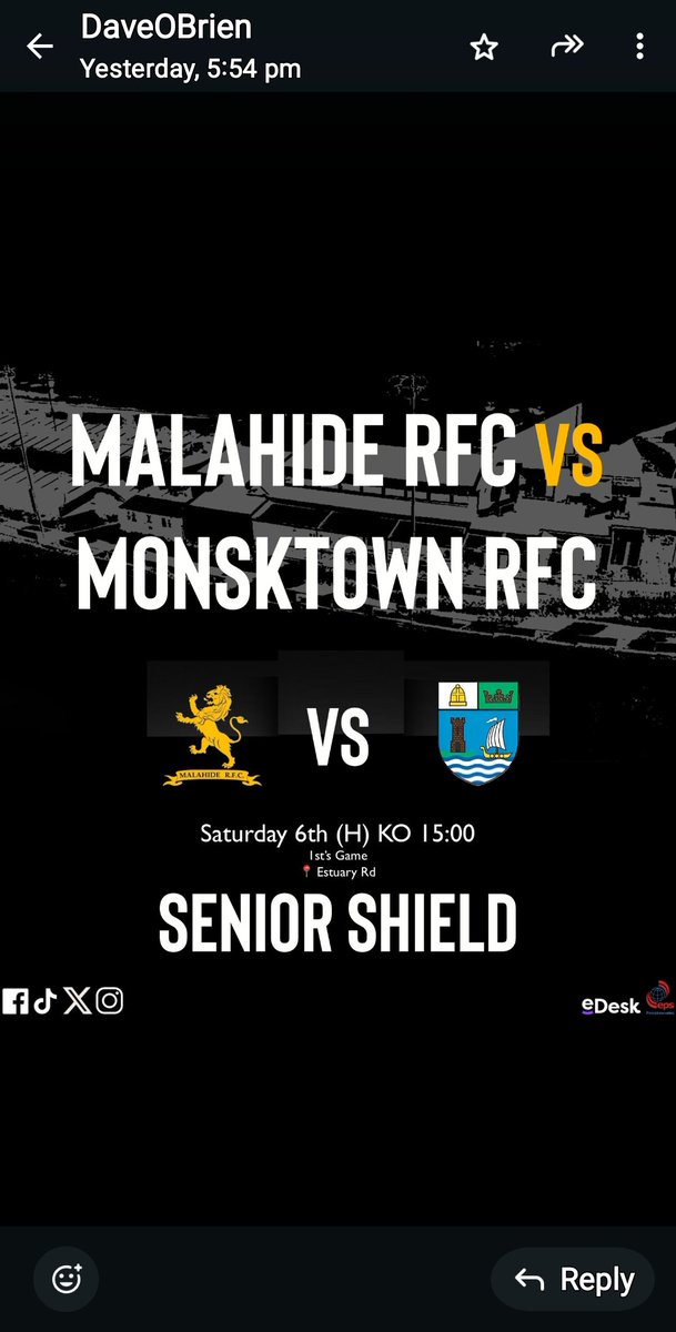 Malahide Rugby Club tweet media