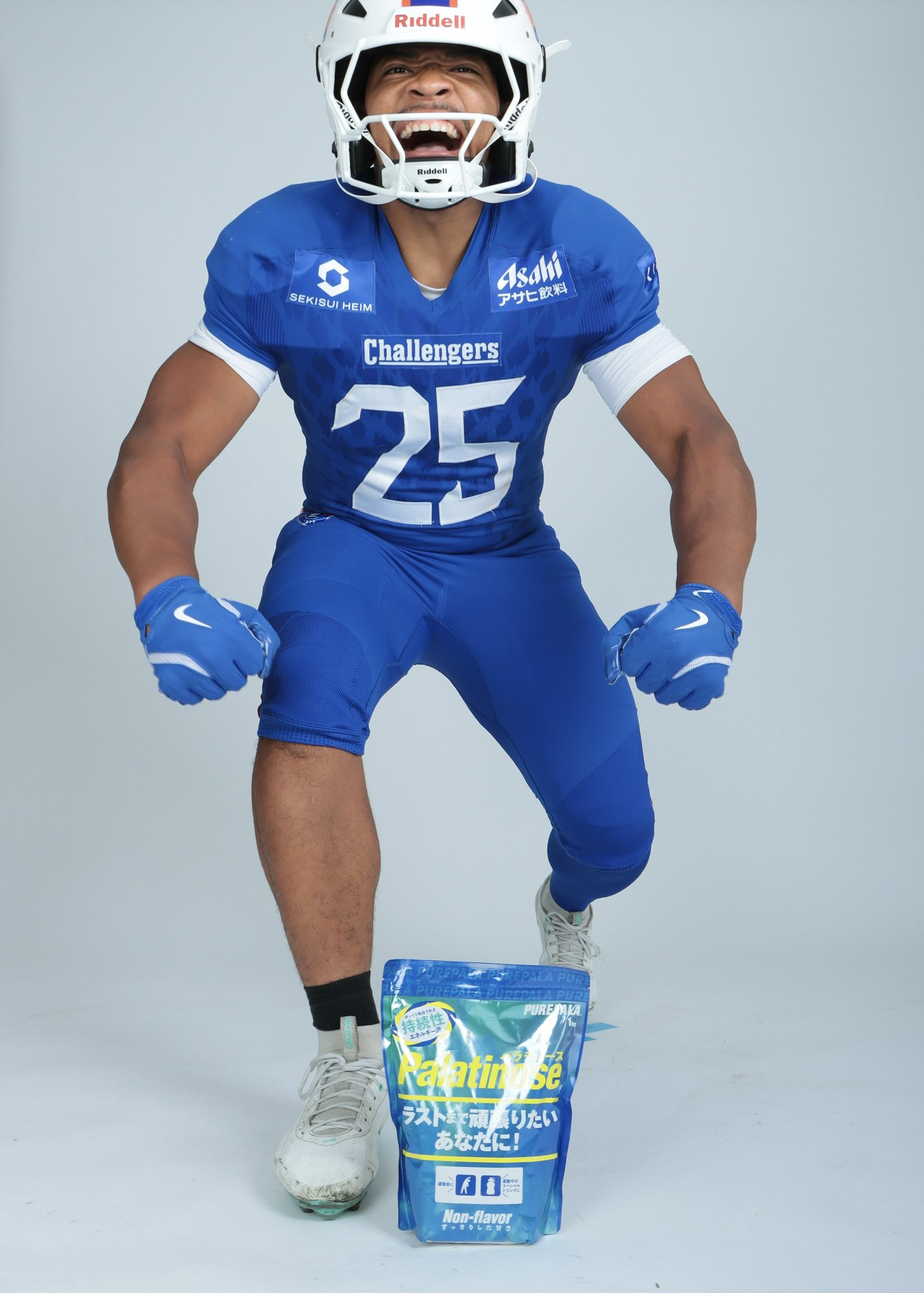 アメリカンフットボール　試合用ユニフォーム　アサヒ飲料チャレンジャーズ X1 Super】2023年第1節：アサヒ飲料クラブチャレンジャーズ対