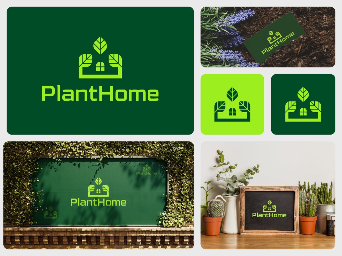 Designerrasedul's tweet image. Plant home real estate logo design by Md Rasedul Jamal dribbble.com/shots/26490251…