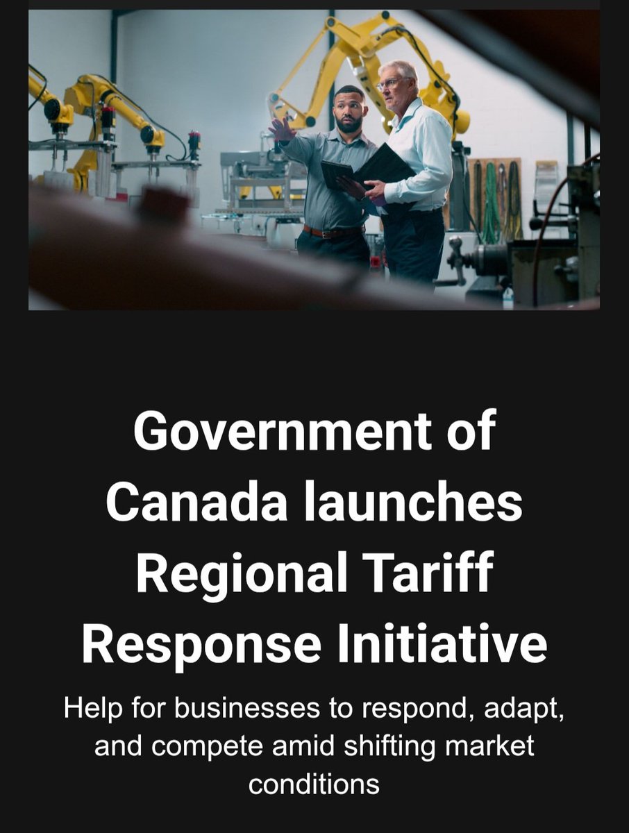 CobourgConnect's tweet photo. 📢 Southern Ontario businesses: Apply now for the $𝟒𝟓𝟎𝐌 𝐑𝐞𝐠𝐢𝐨𝐧𝐚𝐥 𝐓𝐚𝐫𝐢𝐟𝐟 𝐑𝐞𝐬𝐩𝐨𝐧𝐬𝐞 𝐈𝐧𝐢𝐭𝐢𝐚𝐭𝐢𝐯𝐞 (𝐑𝐓𝐑𝐈) from FedDev Ontario. Support to cut costs, boost productivity &amp; expand into new markets. 
👉 https://t.co/waquXrXK2v
#OntarioBusiness #Trade https://t.co/3NGcXtRyCX